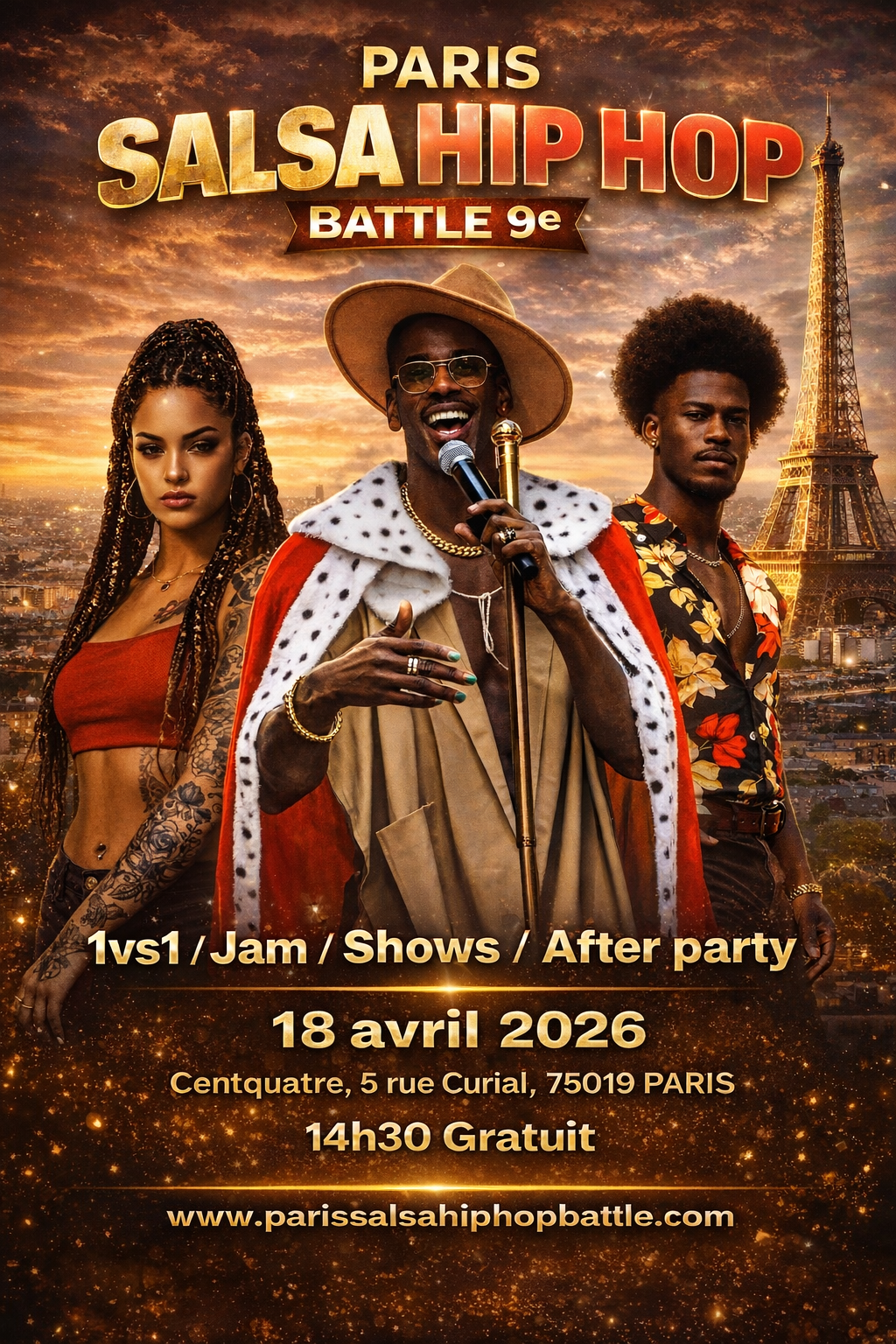 paris salsa hip hop battle, salsa hip hop , xtremambo, centquatre-paris, dance,<br />
